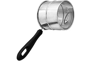 Luxshiny Garden Sifter Flour Sieve Shaker