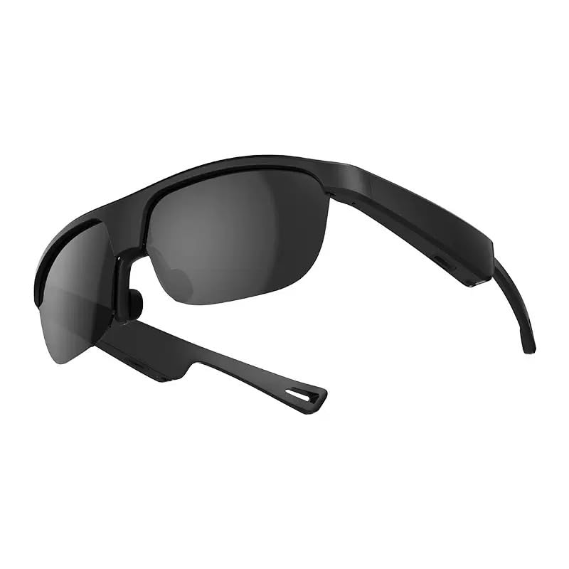 GKEAPZA Smart Audio Glae con Bluetooth Seeker, UV400 Portio, Oe Voice Control, Suglae con microfono incorporato e...