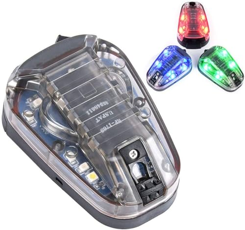Lampe De Casque Tactique Militaire - 4 Modes LED/IR - Étanche, Nylon - Pile CR123A - Fixation Velcro - Pour Airsoft, Outdoor