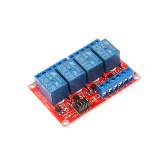 GTIWUNG 1 Pezzi 4 Canale 12V Modulo Relè Board Shield 4 Canali 12V Relay Modulo con Accoppiatore Ottico, 4 Modulo di Relè Della Manica Bordo Dello Schermo per Arduino
