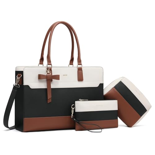 Sacoche ordinateur portable 15,6 pouces femme cuir sac fourre-tout
