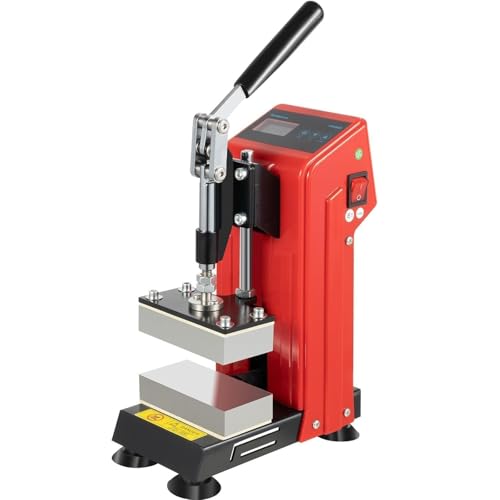 Prensa térmica manual mini con temperatura ajustable miniatura 1