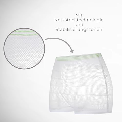 ABENA Netzhosen 5er-Pack, Größe XL, OEKO-TEX zertifizierte Fixierhosen für Wochenbett- oder Inkontinenzvorlagen. Atmungsaktiv und waschbar für sicheren Schutz. Netz-Hosen, Postpartale-Fixierhosen.