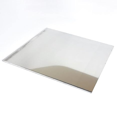 7075 Aluminum Plate, Unpolished (Mill) Finish, T6 Temper, 1 Thickness, 12 Width, 12 Length, OnlineMetals