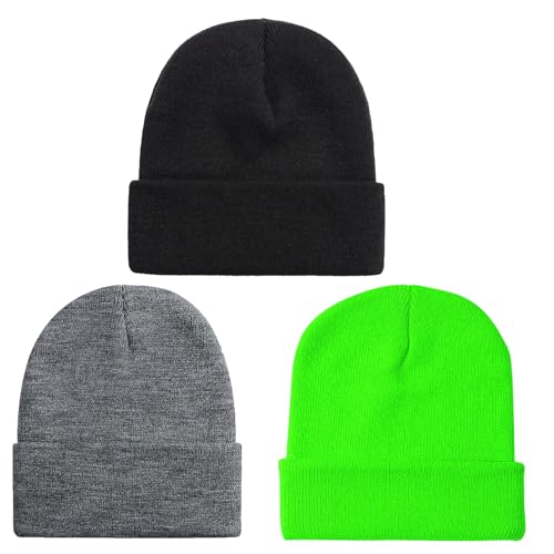 Image of Beanie for Men Women Warm Winter Hat Unisex Soft Knit Cuffed Beanie | Skull Cap, Secure fit, Suits Daily Wear, Windproof, Essential Gear for Winter Jogging & Outdoor Sports