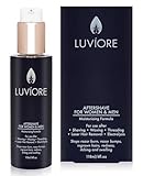 LUVIORE Ingrown Hair Treatment Solution (4 oz) - After Shave for Women & Men - Ingrown Hair treatment for bikini area - razor burn treatment women bikini - Moisturizing Serum for Women & Men