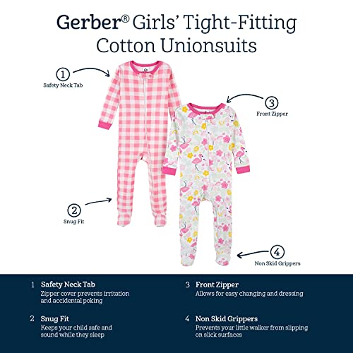 Image of Gerber Baby Boys' 2-Pack Sleep 'N Play Pajamas
