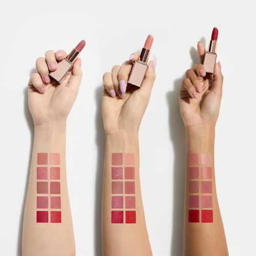 SOSU Cosmetics Satin Lipstick Crème Brülée, Long-Lasting Moisturising Lipstick in Nude Rose with Satin Finish - Image 4
