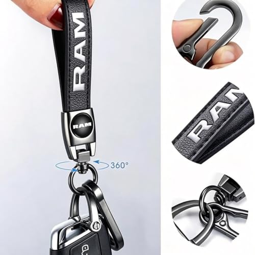 Image of Car Keychain Key Ring Accessories black
