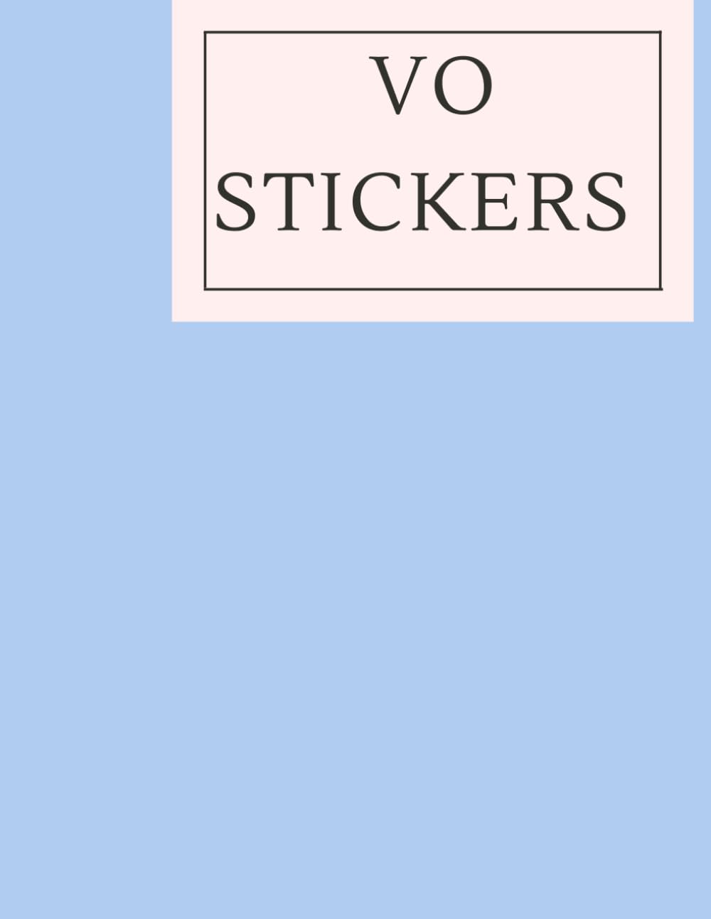 Sticker book VO weekly de papeterie pour embellir vos carnets de notes