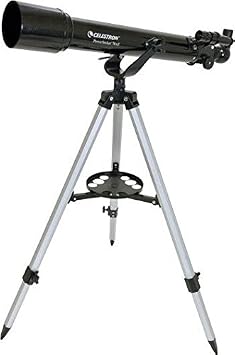 Celestron - PowerSeeker 70AZ Telescope - Manual Alt-Azimuth Telescope for Beginners - Compact and Portable - Bonus Astronomy Software Package - 70mm Aperture