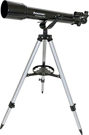Celestron - PowerSeeker 70AZ Telescope - Manual Alt-Azimuth Telescope for Beginners - Compact and Portable - Bonus Astronomy Software Package - 70mm Aperture