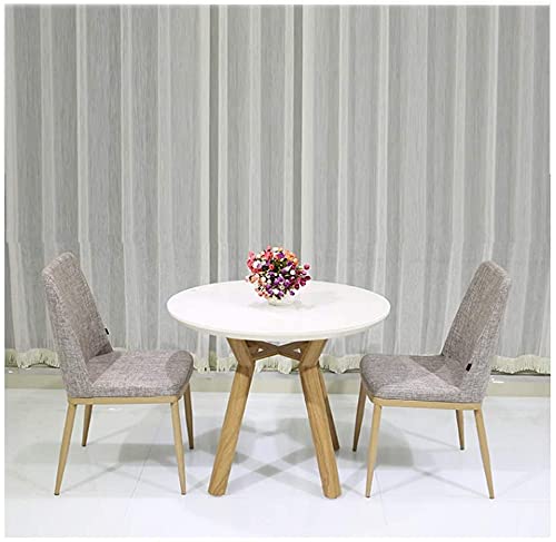Cotclo Dining Table Set For Home Or Business Reception Round Table And Chair Set 90Cm Leisure Table Office Conference Room Clothing Store Hotel Dessert Shop #TOP4