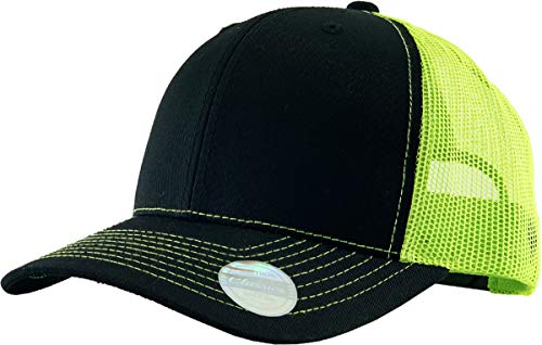 Image of Classic 6 Panel Cotton Twill Mesh Trucker Cap Hat Adjustable Snapback Hat