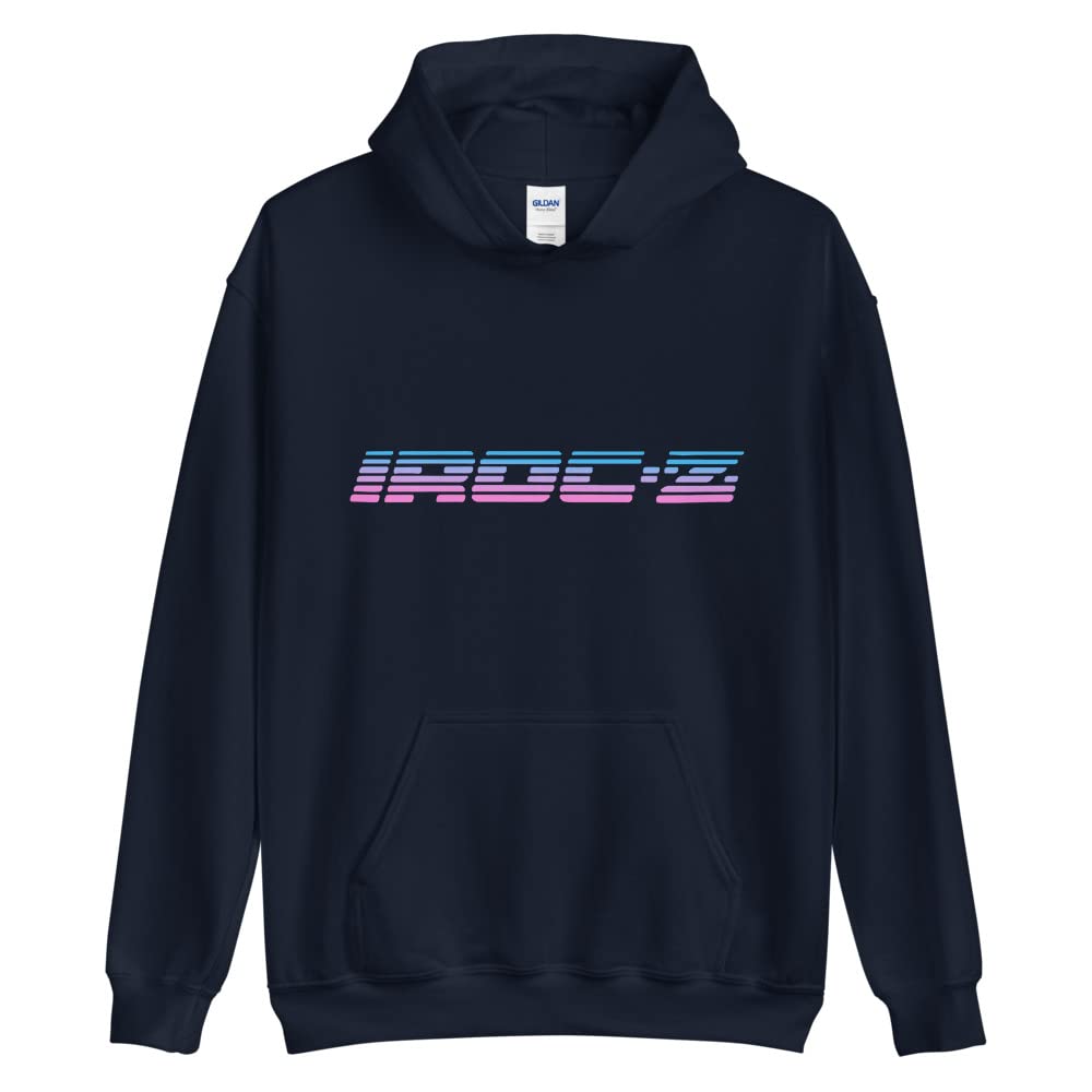 80s Camaro IROC-Z Miami Vice graficzna bluza z kapturem | Pulower dla miłośników samochodów