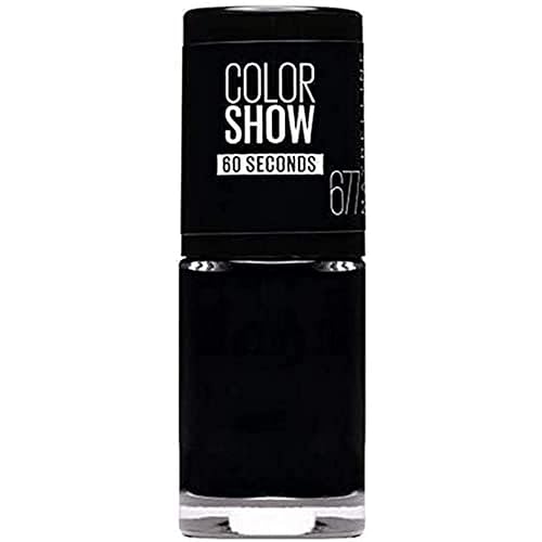 Maybelline Colour Show Nail Polish - 7 ml, 677 Blackout - 677 Blackout