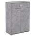Produktbild CARO-Möbel Kommode Sideboard Schrank Tommy Betonoptik, Anrichte Highboard mit Schublade und 2 Türen