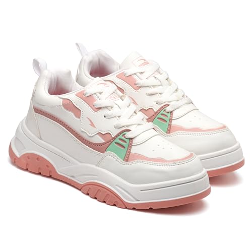 Image of ASIAN Women NANCY-02 Sneakers and Casual wear Shoes with Laces, Lightweight and Comfortable Shoes for Parties, as Well as Gym and Sports for Women & Girls with Stylish Design