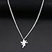 BRIGHTWINST Stainless Steel Necklaces Cupid Eros Angel Pendant Collar Chain Fashion Necklace For Women Jewelry Friends Party Gifts PTPNU02350