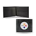 NFL Pittsburgh Steelers Embroidered Leather Billfold Wallet