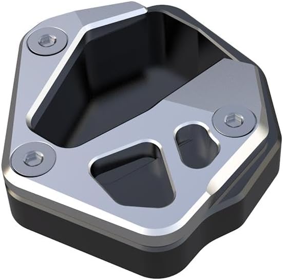 For Moto Guzzi V100 For Mandello 2023 2024 2025 Motorcycle Kickstand Foot Side Stand Extension Enlarge Foot Pad(Gray)