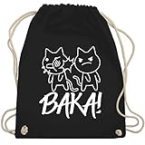 Mit einer Größe von ca. 37 x 46 cm ist der lässige Stoffrucksack mit Kordel, perfekt in der Freizeit als Sportrucksack, Gymbag, Stoffturnbeutel oder als Umhängebeutel