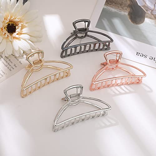 4 piezas pinzas metálicas para cabello 3 pulgadas miniatura 4