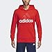 adidas Men's Athletics Essential Linear Logo Pull Over Hoodie