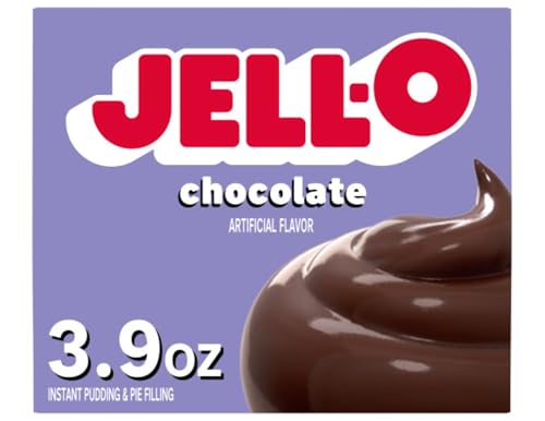 Image of Jell-O Chocolate Artificially Flavored Instant Pudding & Pie Filling Mix, 3.9 oz. Box