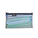 Produktbild for Office&School Lwq 4 PCS einfache transparente Mesh-Bleistift-Kasten-Feder-Büro Studenten School Supplies (blau) (Farbe : Gray)
