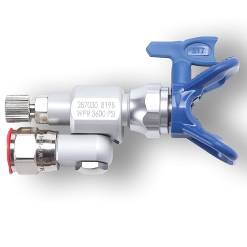 ToolSetnryX CleanShot 287030 Swivel Valve for Airless Paint Sprayers - 180° Stainless Steel, Dual-Pressure Modes, Leak-Free Design, Compatible with Graco, Titan, and Wagner 7/8” Sprayers by ToolSentryX - Used condition - US$31.67