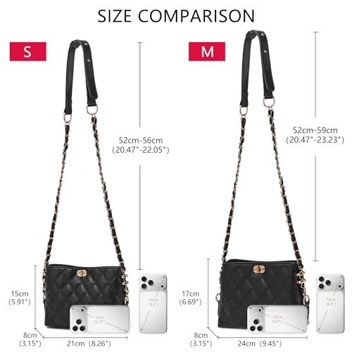 Image of Small Crossbody Bags for Women Purses Fashion Leather Lightweight Handbags Shoulder Bag