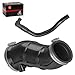 Left Manifold Snorkel Air Box Intake Tube & Elbow PIPE Compatible with Yamaha Raptor 660R YFM660R 2001-2005 5LP-14453-00-00