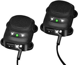 Loraffe Under Hood Animal Repeller Car Rat Repeller Rodent Repellent Ultrasonic Mouse Deterrent for 12V Vehicle Automobile Get Rid of Mice in Car Engine with Ultrasound and LED Flashlights, 2 Pack