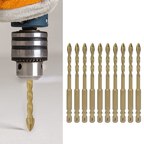 10 Pezzi Punta da Trapano a Punta di Lancia con