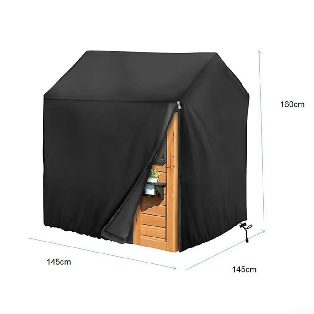 Niceminiwall Outdoor Spielhaus Wasserdichte Abdeckplane 210D Outdoor Kinder Spielhaus Abdeckung Wasserdicht Sonnenschutz Abdeckung Geeignet Für Garten (145*145*160cm)