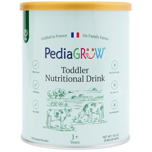 Premium European Toddler Nutritional Milk Drink Powder | Made in France, Grass-Fed Milk | DHA, Iron & Protein | Non-GMO | Great for Smoothies & Picky Eaters | 1 Year and Older