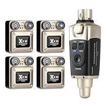 Reliable: 5.8 GHz true diversity wireless in ear monitor system, Solid RF connection over a 100 ft / 30.5 m distance, perform onstage or at home without interfering with other wireless devices Channel Scan Mode: Hold the U45 IEM system receiver's cha...