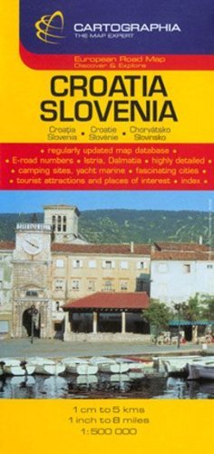 By Cartographia Croatia and Slovenia Map (2e)
