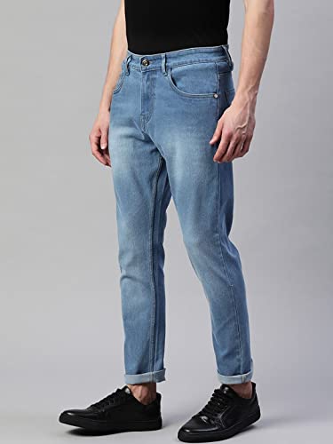 Image of Hubberholme Men's Stretchable Slim Fit Jeans - Casual Cotton Jeans for Men