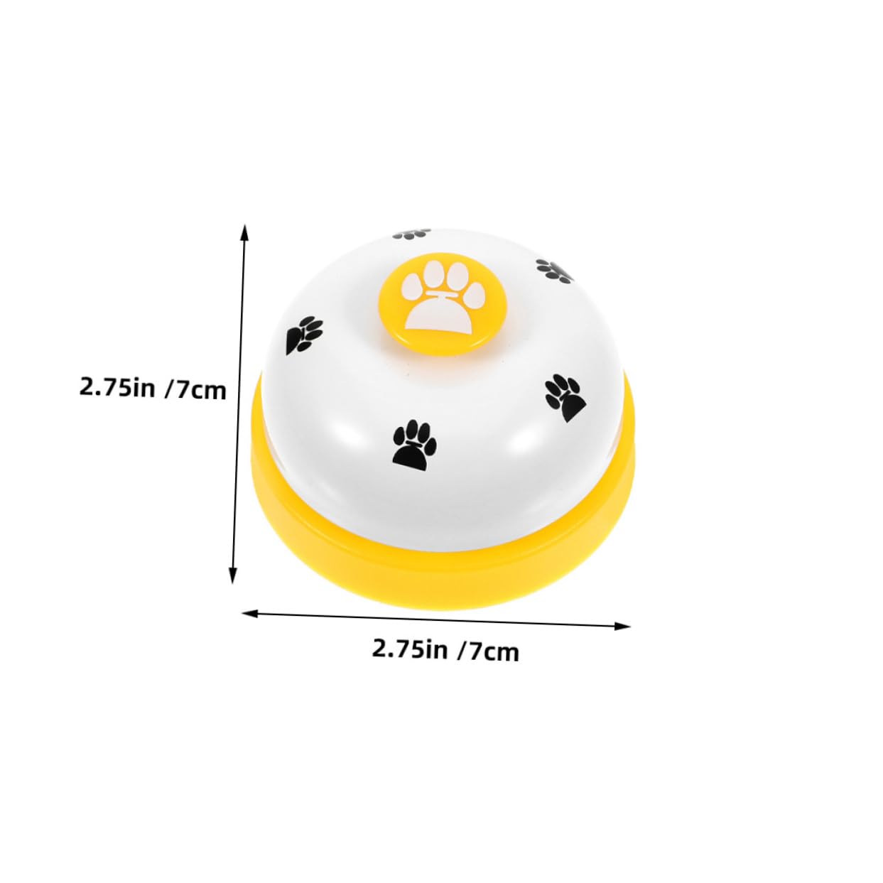 balacoo 2pcs Dog Pet Doorbell for Potty Training Puppy Essentials Cat Press Equipment Manual for Pet Training for Home and Outdoor Use
