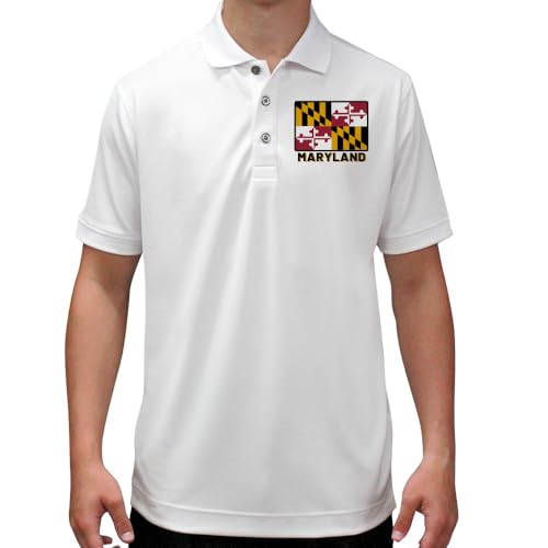 Golf Knickers Mens Home State Flag Shirt - Maryland- XX-Large