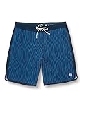 Billabong Men's Standard 73 Lo Tides Boardshort, 4-Way Performance Stretch, 19 Inch Outseam, Dark Navy, 34