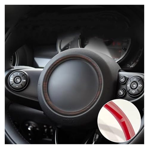 Autocollant logo volant Mini Cooper orange pour masquer les rayures