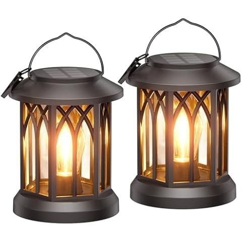 KOOPER Solar Hanging Lanterns for Gardens Cover