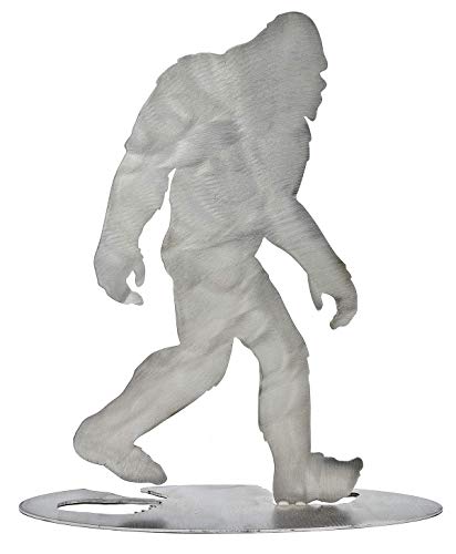SQUATCH METALWORKS Stainless Steel Bigfoot Walking Tabletop Stand-Up