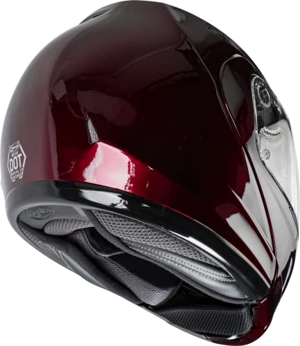 Gmax Md-04 Modualar Dual Sport Helmet (Wine Red, Medium) #TOP2
