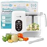 BooBoo PuréePro® Baby Food Maker, Multifunctional Food Processor Chopper, Puree Blender And Steamer, x4 Cooking Presets, Auto Cooking, Grinding Function & Self Cleaning Operation