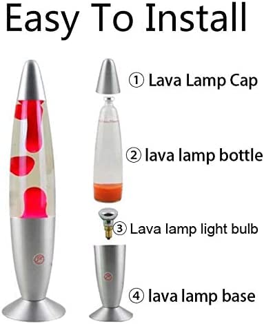 Light Bulbs For Lava Lamps 25W 4 Pack Used In Light Bulb Bedroom And Office, 120V 25Watt R12 R39 E17 Reflector Bulbs #TOP2