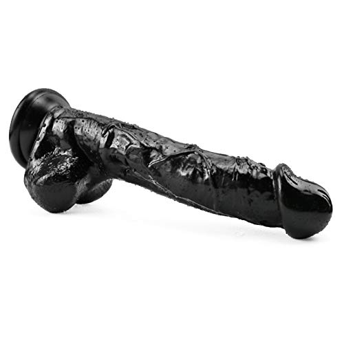 Yrrddxxoo 22,88 cm da vida a tus fantasías con un palo que se siente e incluso funciona como un verdadero masaje O26442 (color negro)